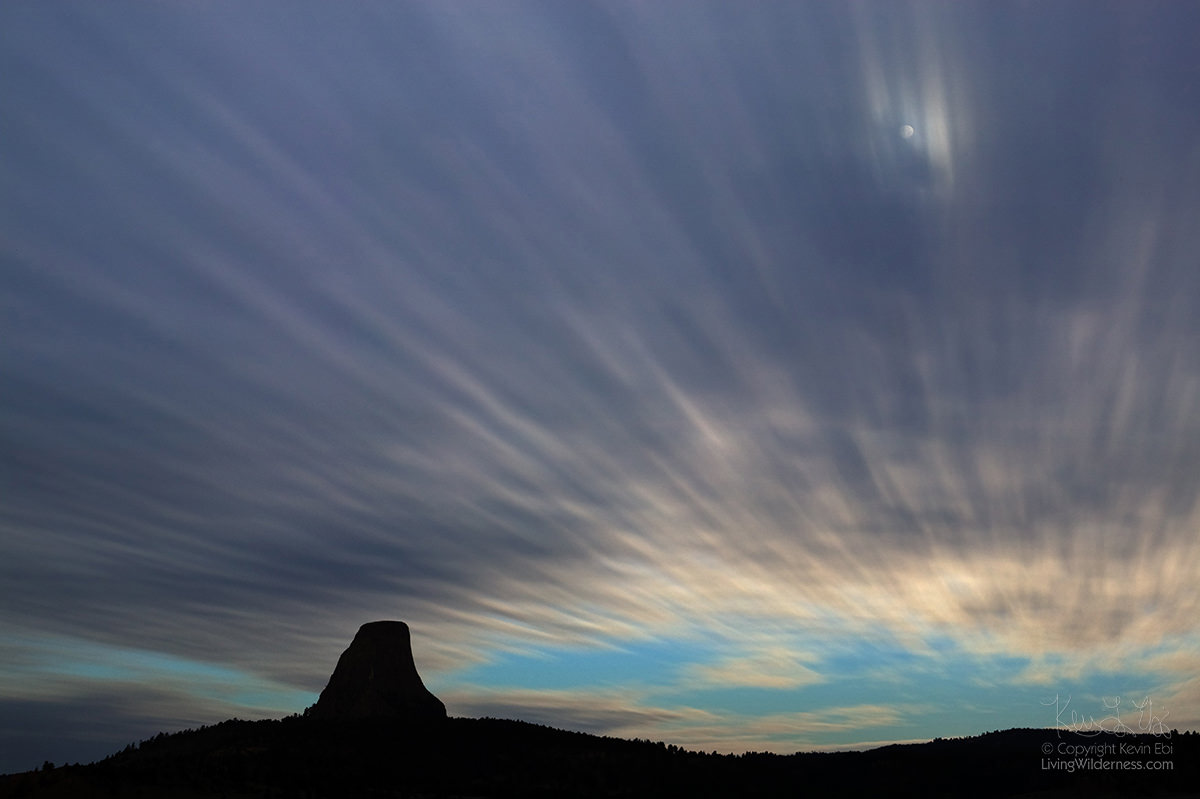 Cloud Streaks, Devils Tower National Monument, Wyoming