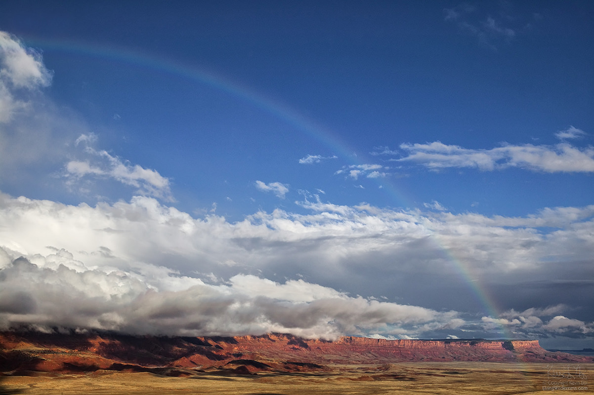 Rainbow Over Vermilion Cliffs, Arizona