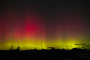 Northern Lights, North Cascades, Washington