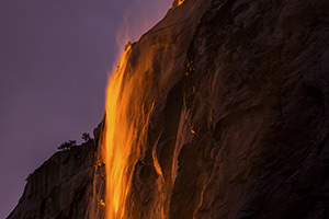 Yosemite Firefalls, Horsetail Fall